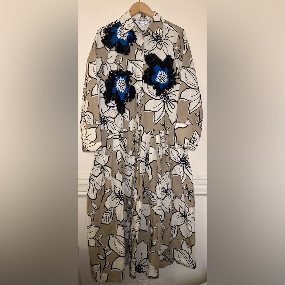 Dhruv Kapoor - Anthropology Floral Shirt Dress XS - Picture 2 of 4